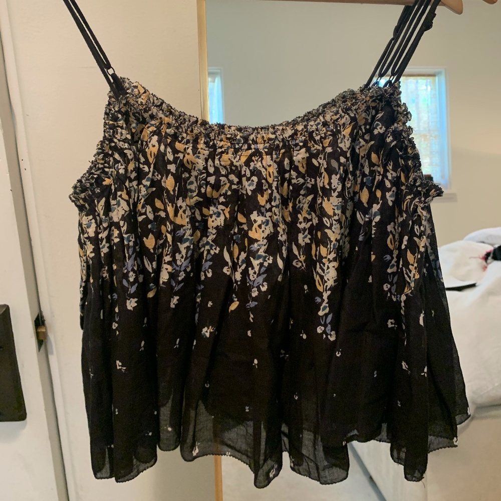 Free People Floral Top